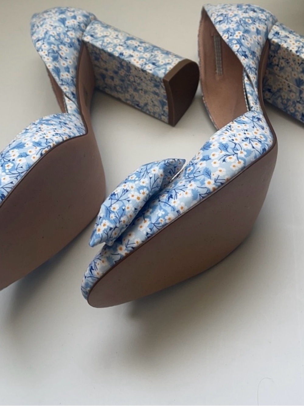 J.Crew Liberty Collection Daisy Patterned Heels - Picture 5 of 6
